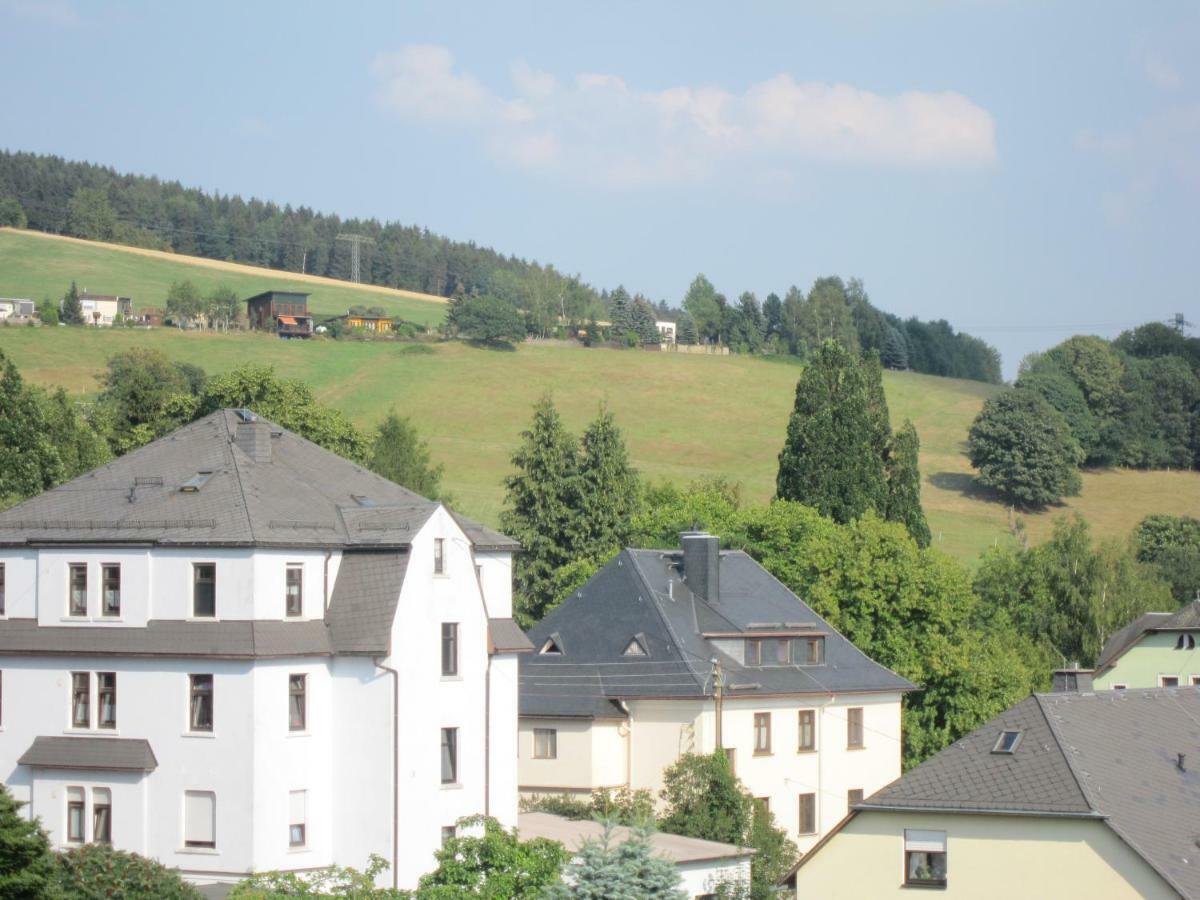 BernsbachAm Balkon Des Erzgebirgesアパートメント エクステリア 写真